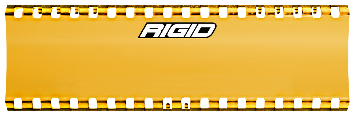 RIGID Light Cover For 6 Inch SR-Series LED Lights, Amber, Single - 105863