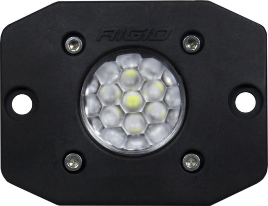 RIGID Ignite LED Light, Diffused Lens, Flush Mount, Black Housing, Single - 20631