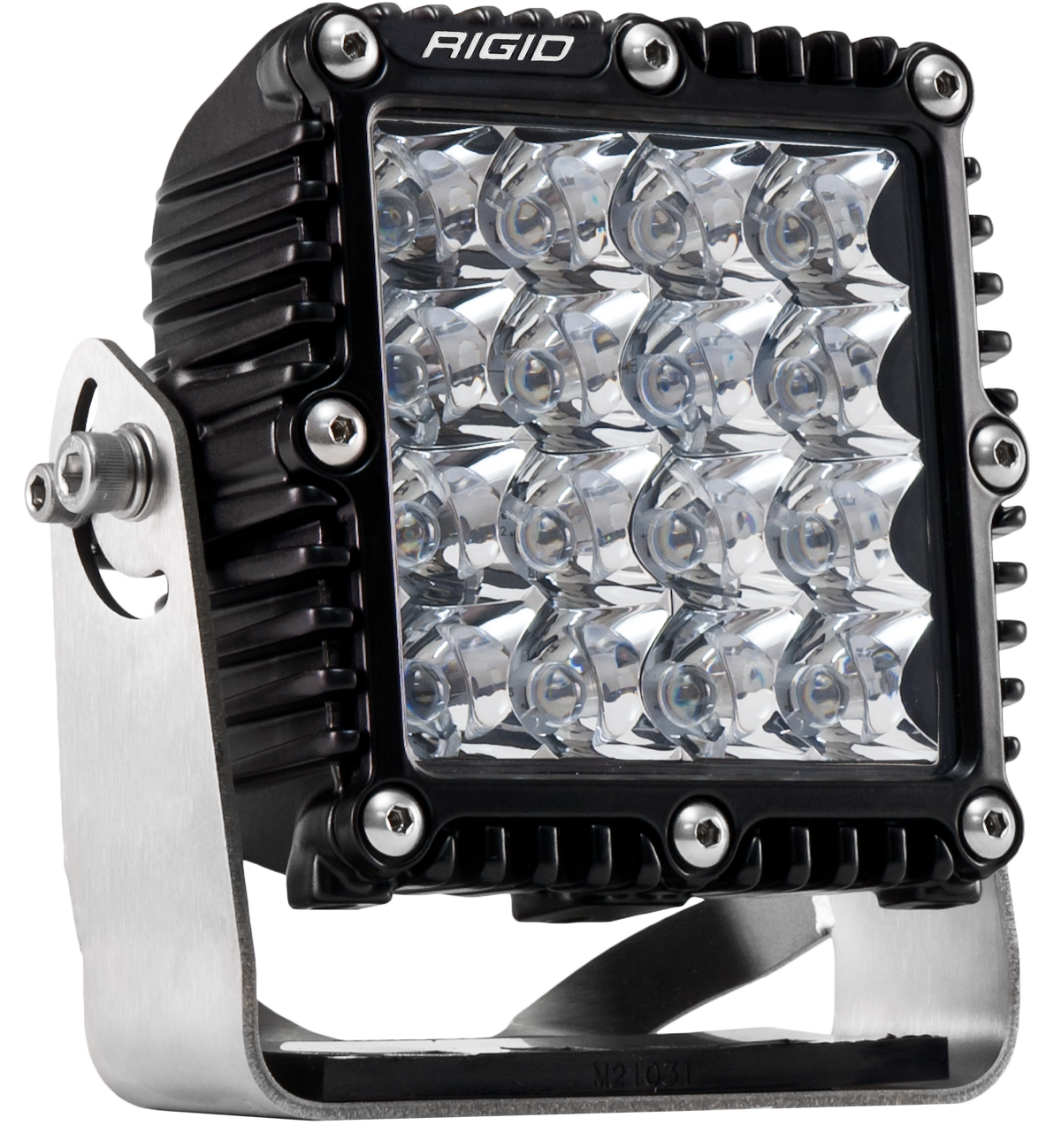 RIGID Q-Series PRO LED Light, Spot Optic, Black Housing, Single - 244213