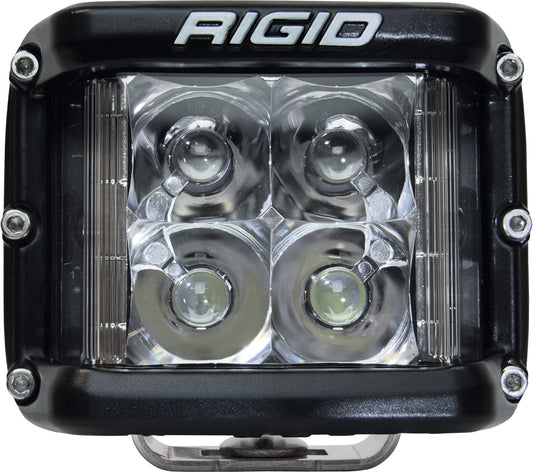 RIGID D-SS PRO Side Shooter, Spot Optic, Surface Mount, Black Housing, Single - 261213