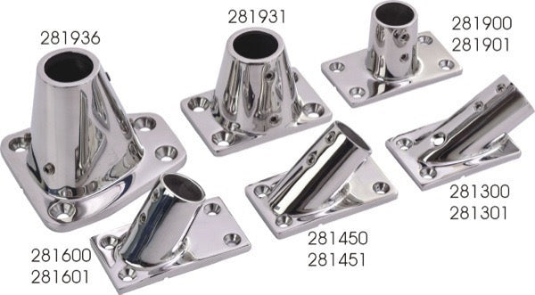 Rail Base Fittings - Rectangular - 281901-1