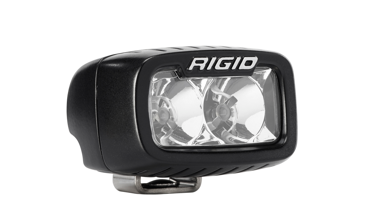 RIGID SR-M Series PRO, Flood Optic, Surface Mount, Black Housing, Single - 902113