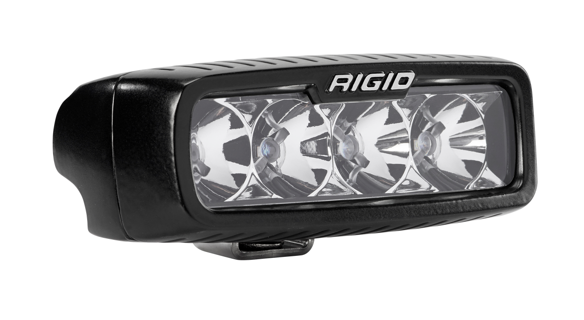 RIGID SR-Q Series PRO, Flood Optic, Surface Mount, Black Housing, Single - 904113