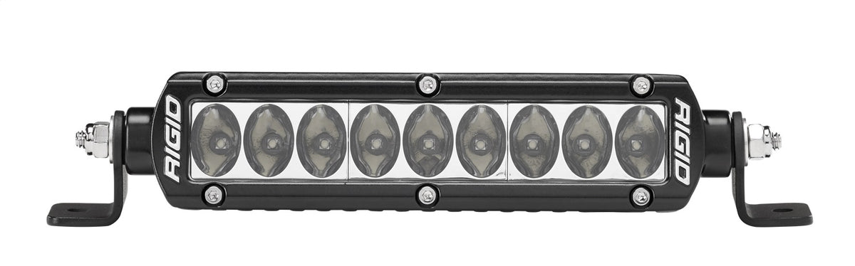 RIGID SR-Series PRO LED Light, Driving Optic, 6 Inch, Black Housing - 906613