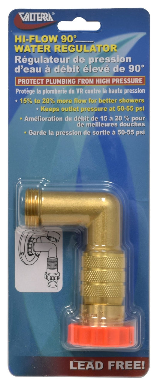 Valterra A01-2222VP Hi-Flow 90° RV Water Regulator - image 2