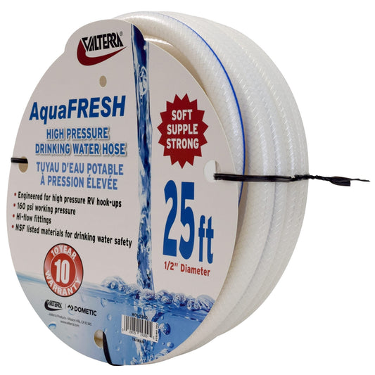 Valterra W01-5300 1/2" x 25' Drinking Water Hose - White - image 2