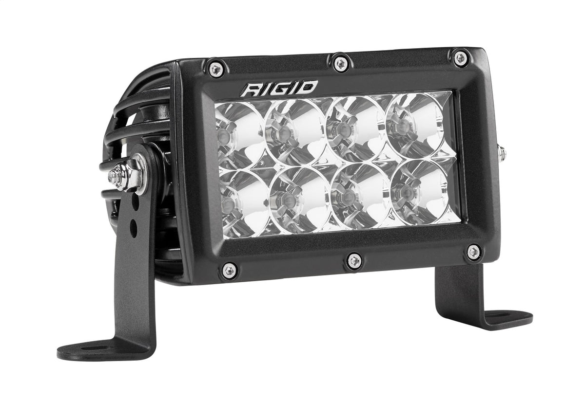 RIGID E-Series PRO LED Light, Flood Optic, 4 Inch, Black Housing - 104113