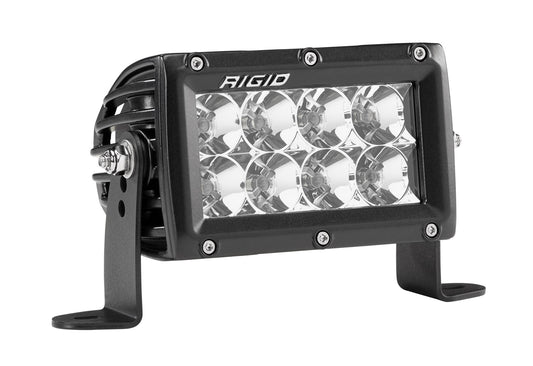 RIGID E-Series PRO LED Light, Flood Optic, 4 Inch, Black Housing - 104113