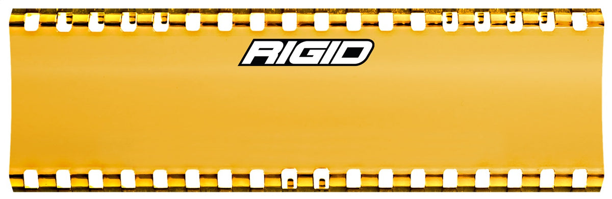 RIGID Light Cover For 6 Inch SR-Series LED Lights, Amber, Single - 105863