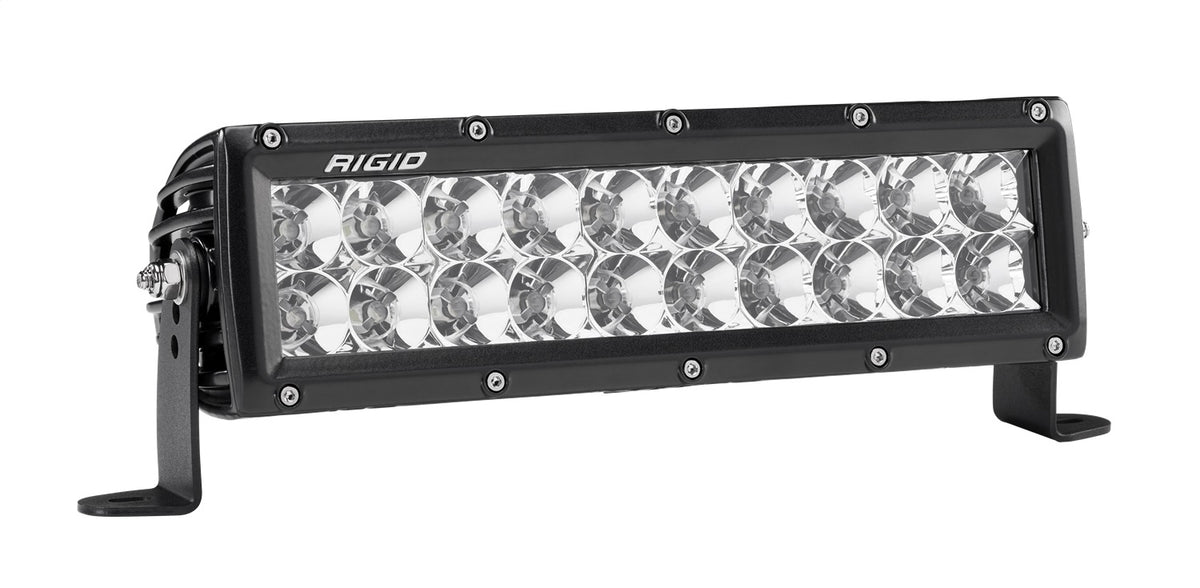 RIGID E-Series PRO LED Light, Flood Optic, 10 Inch, Black Housing - 110113