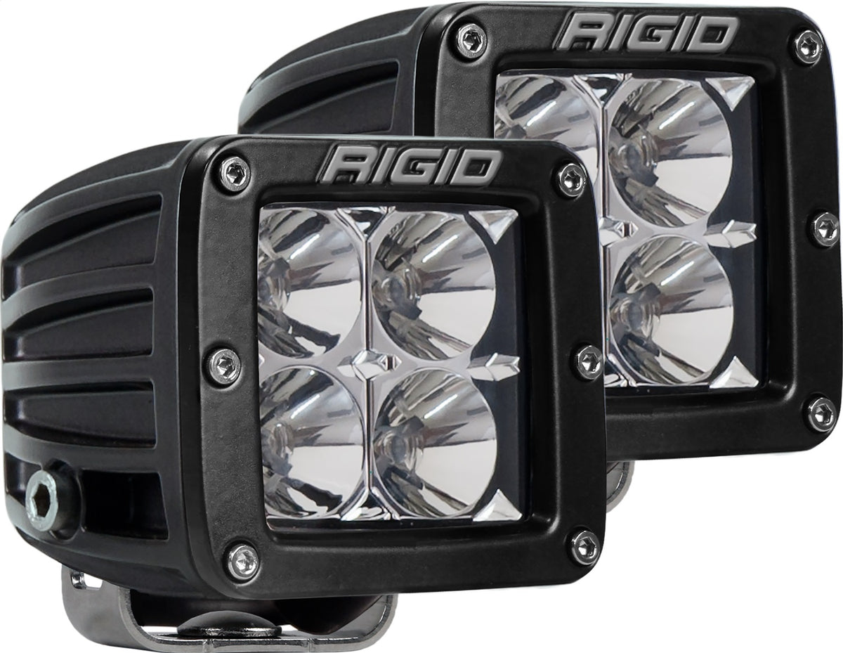 RIGID D-Series PRO LED Light, Flood Optic, Surface Mount, Pair - 202113