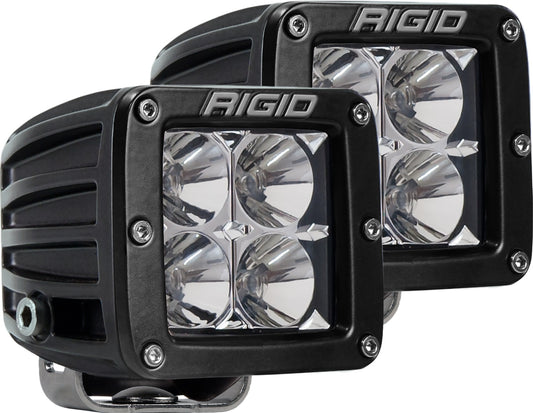 RIGID D-Series PRO LED Light, Flood Optic, Surface Mount, Pair - 202113