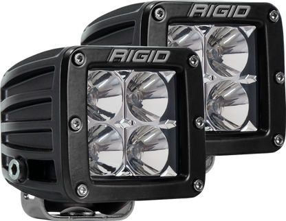 RIGID D-Series PRO LED Light, Flood Optic, Surface Mount, Pair - 202113