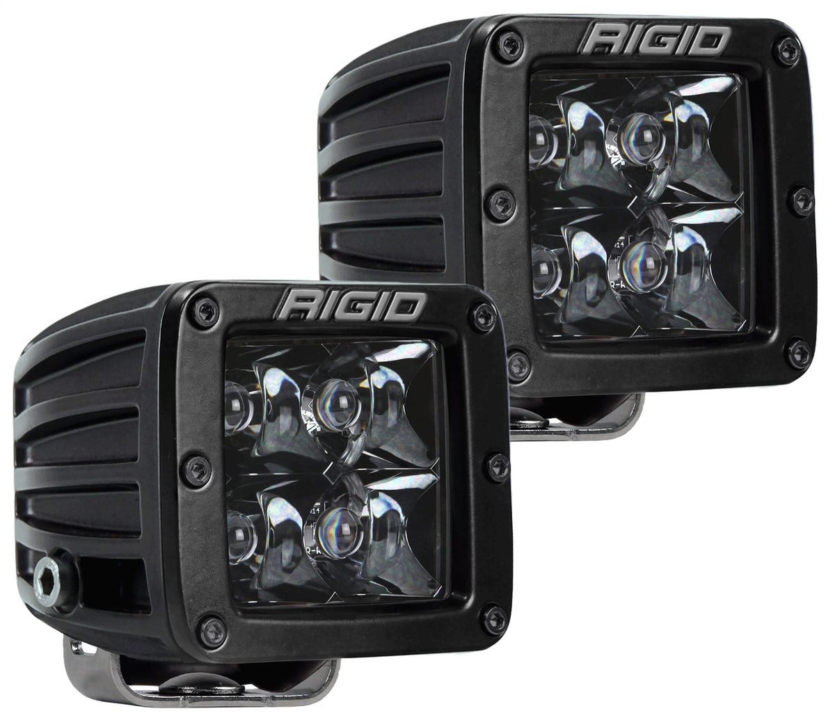 RIGID D-Series PRO Midnight Edition, Spot Optic, Surface Mount, Pair - 202213BLK
