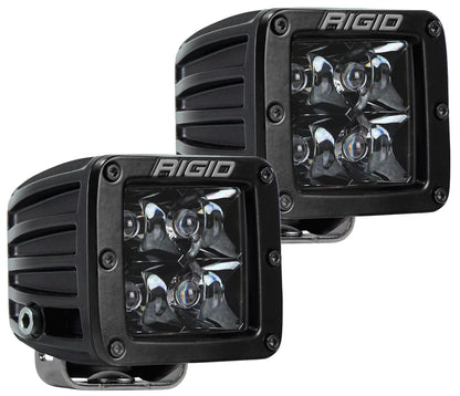 RIGID D-Series PRO Midnight Edition, Spot Optic, Surface Mount, Pair - 202213BLK