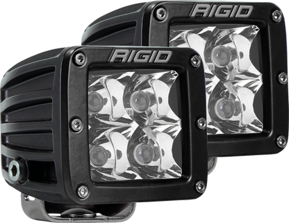 RIGID D-Series PRO LED Light, Spot Optic, Surface Mount, Pair - 202213