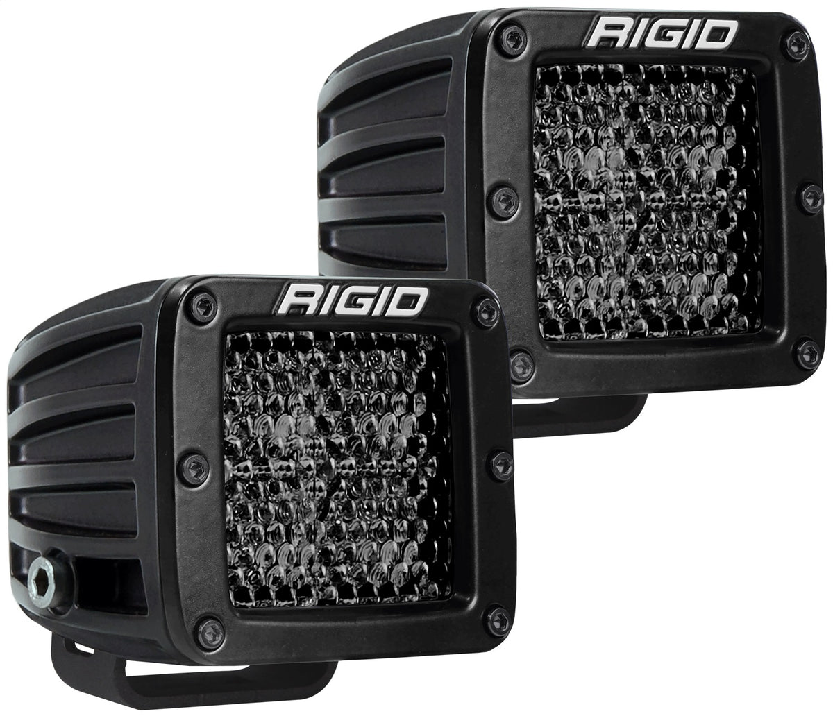 RIGID D-Series PRO Midnight Edition, Spot Diffused, Surface Mount, Pair - 202513BLK