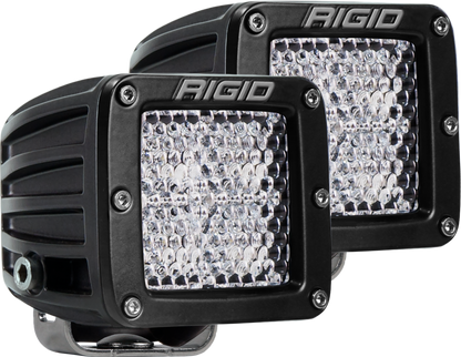 RIGID D-Series PRO LED Light, Diffused Lens, Surface Mount, Pair - 202513