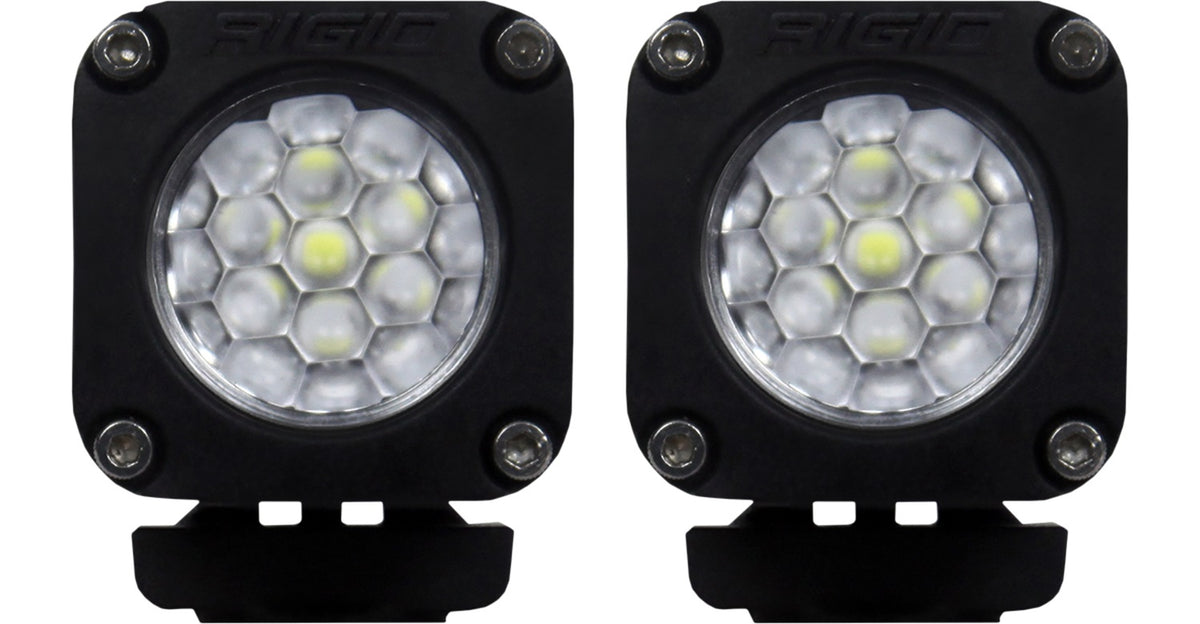 RIGID Ignite Back-Up Kit, Diffused Lens, Surface Mount, Black Housing, Pair - 20541