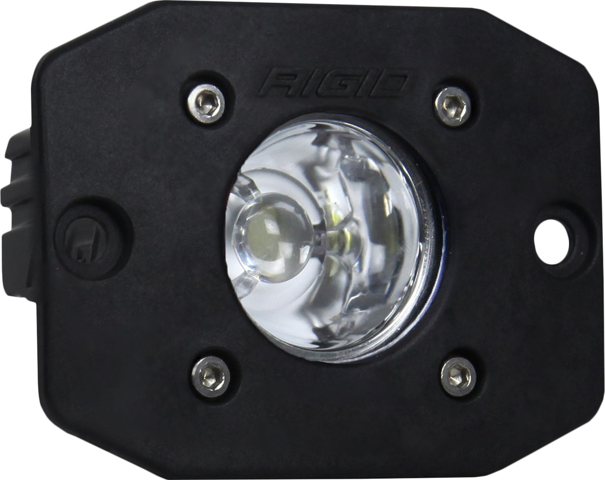 RIGID Ignite LED Light, Flood Beam Pattern, Flush Mount, Black Housing, Single - 20621
