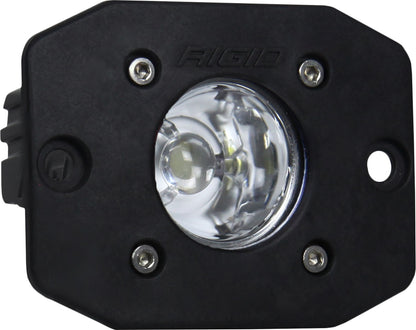 RIGID Ignite LED Light, Flood Beam Pattern, Flush Mount, Black Housing, Single - 20621