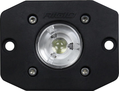 RIGID Ignite LED Light, Flood Beam Pattern, Flush Mount, Black Housing, Single - 20621
