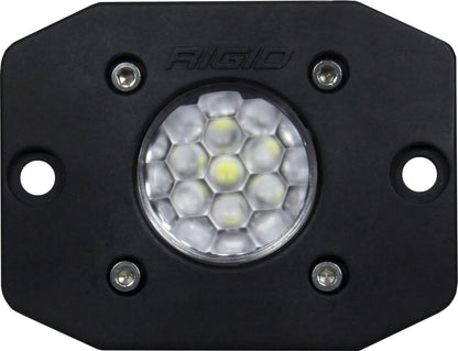 RIGID Ignite LED Light, Diffused Lens, Flush Mount, Black Housing, Single - 20631