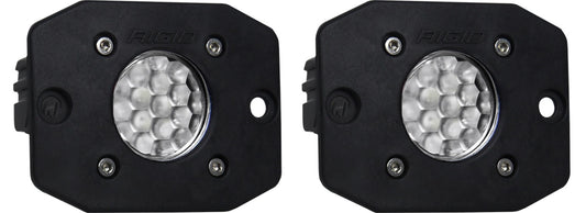 RIGID Ignite Back-Up Kit, Diffused Lens, Flush Mount, Black Housing, Pair - 20641