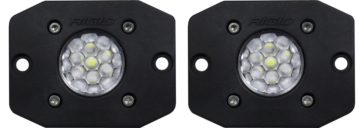 RIGID Ignite Back-Up Kit, Diffused Lens, Flush Mount, Black Housing, Pair - 20641