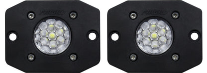 RIGID Ignite Back-Up Kit, Diffused Lens, Flush Mount, Black Housing, Pair - 20641