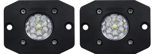 RIGID Ignite Back-Up Kit, Diffused Lens, Flush Mount, Black Housing, Pair - 20641