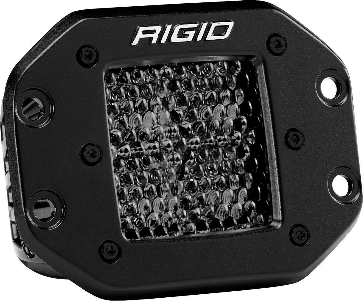 RIGID D-Series PRO Midnight Edition, Spot Diffused, Flush Mount, Pair - 212513BLK