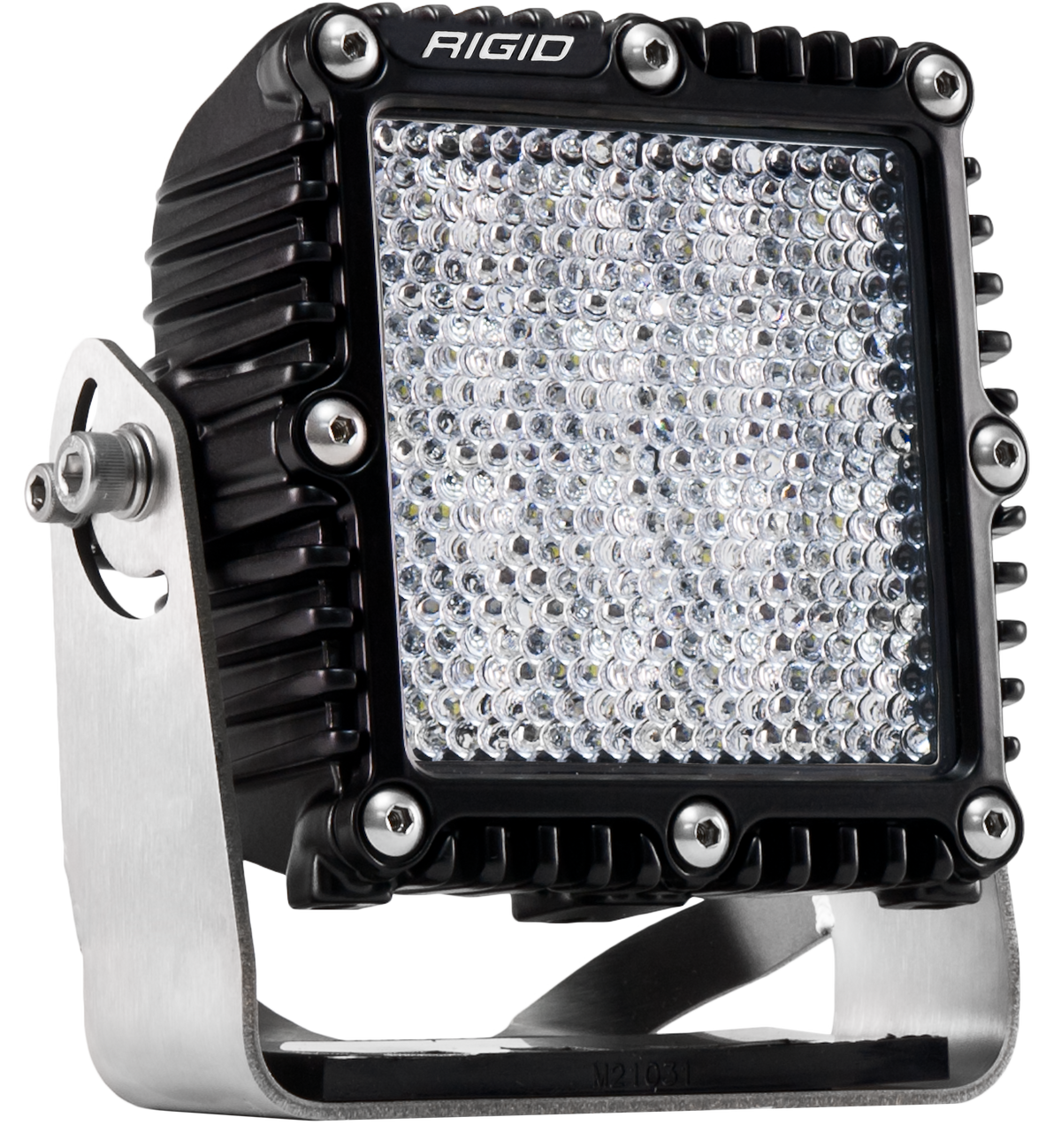RIGID Q-Series PRO LED Light, Flood/Diffused, Black Housing, Single - 244513