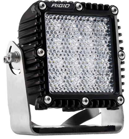 RIGID Q-Series PRO LED Light, Flood/Diffused, Black Housing, Single - 244513