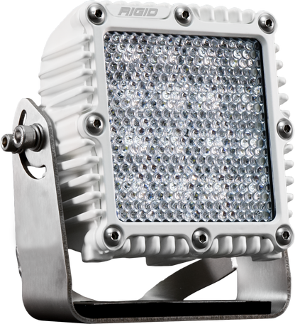 RIGID Q-Series PRO LED Light, Flood Diffused, White Housing, Single - 245513