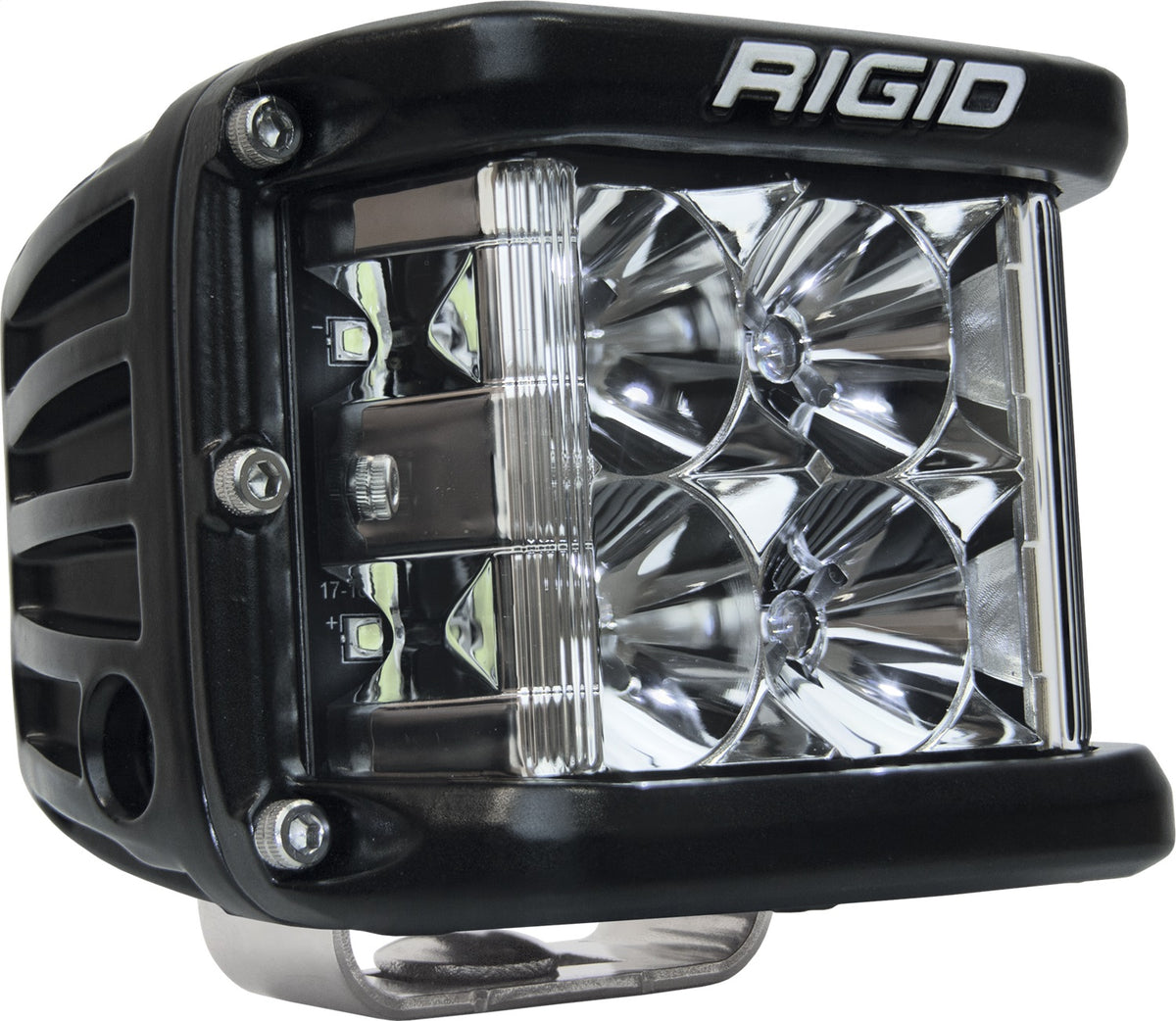 RIGID D-SS PRO Side Shooter, Flood Optic, Surface Mount, Black Housing, Single - 261113
