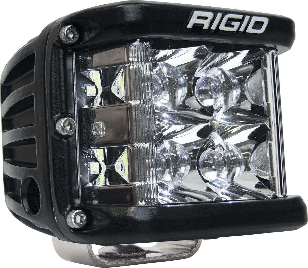 RIGID D-SS PRO Side Shooter, Spot Optic, Surface Mount, Black Housing, Single - 261213