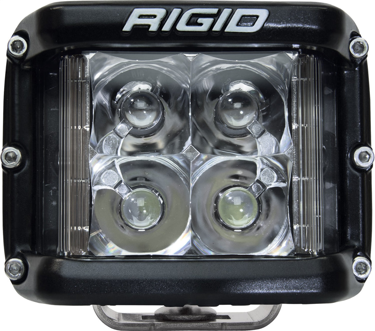 RIGID D-SS PRO Side Shooter, Spot Optic, Surface Mount, Black Housing, Single - 261213