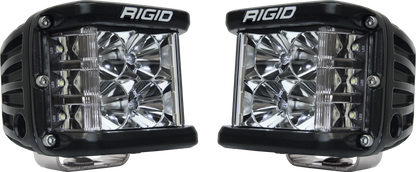 RIGID D-SS PRO Side Shooter, Flood Optic, Surface Mount, Black Housing, Pair - 262113