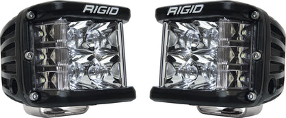 RIGID D-SS PRO Side Shooter, Spot Optic, Surface Mount, Black Housing, Pair - 262213