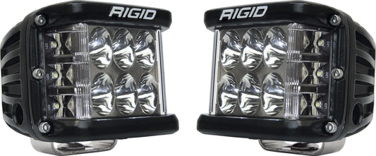RIGID D-SS PRO Side Shooter, Driving Optic, Surface Mount, Black Housing, Pair - 262313