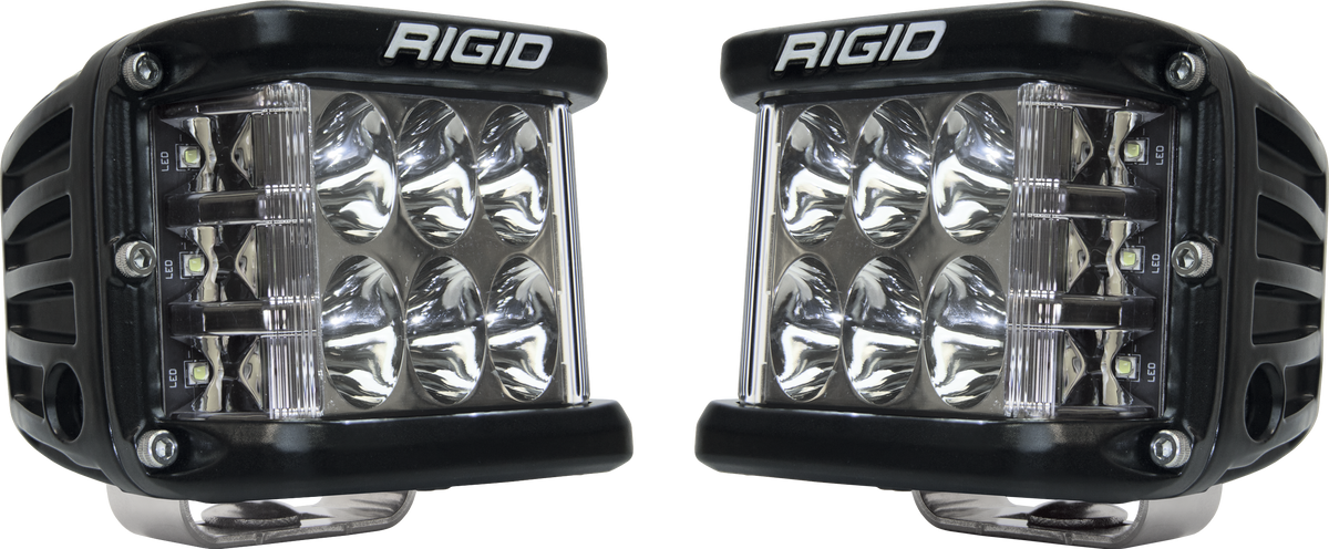RIGID D-SS PRO Side Shooter, Driving Optic, Surface Mount, Black Housing, Pair - 262313
