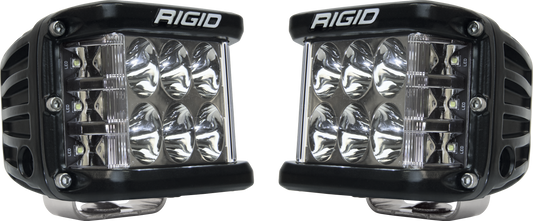 RIGID D-SS PRO Side Shooter, Driving Optic, Surface Mount, Black Housing, Pair - 262313