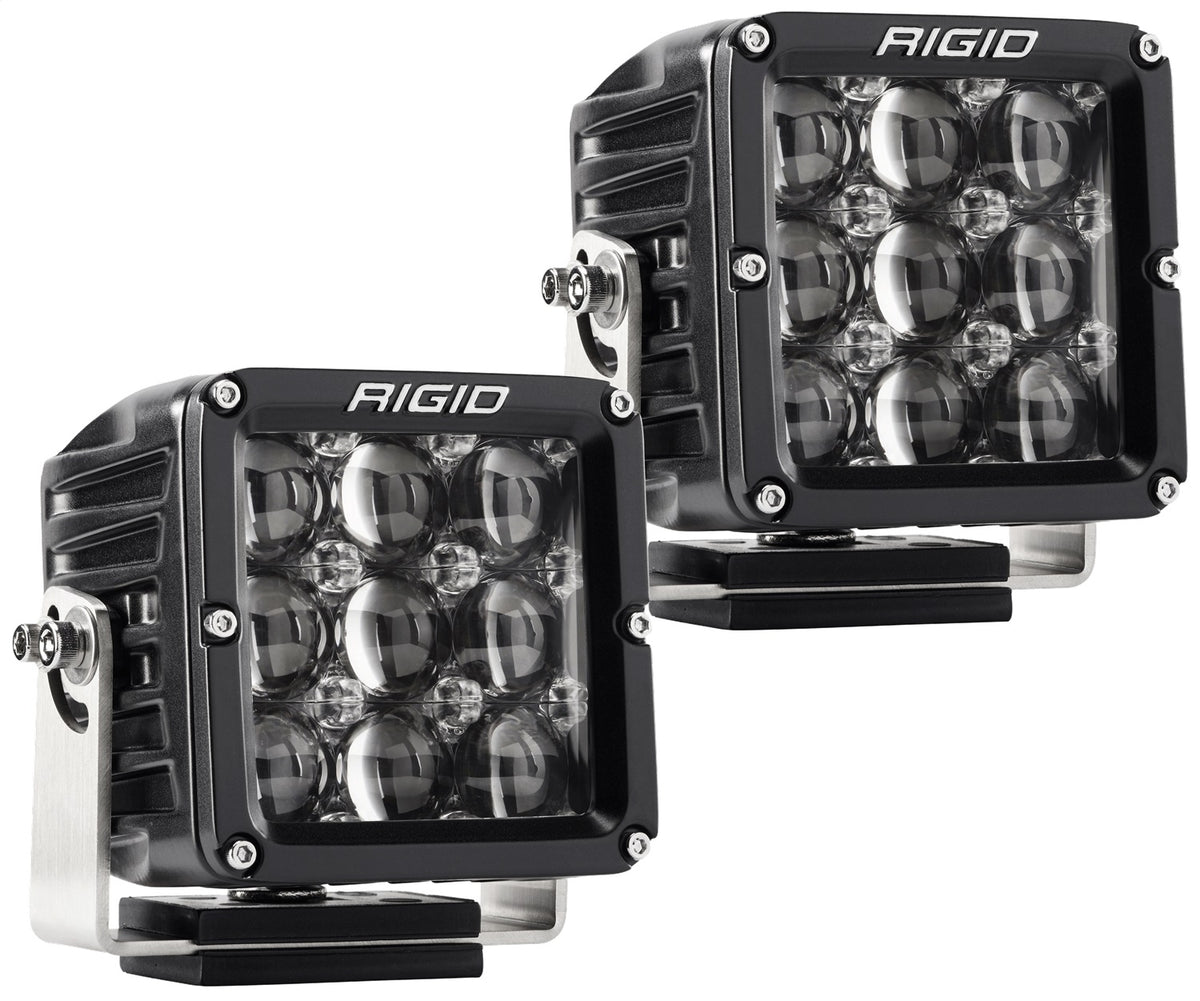 RIGID D-XL PRO LED Light, Hyperspot Optic, Surface Mount, Black Housing, Pair - 322413
