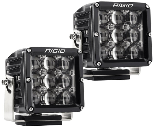 RIGID D-XL PRO LED Light, Hyperspot Optic, Surface Mount, Black Housing, Pair - 322413