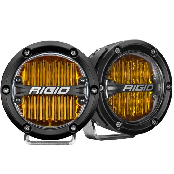 RIGID 360-Series PRO SAE Fog Yellow Pair - 36121