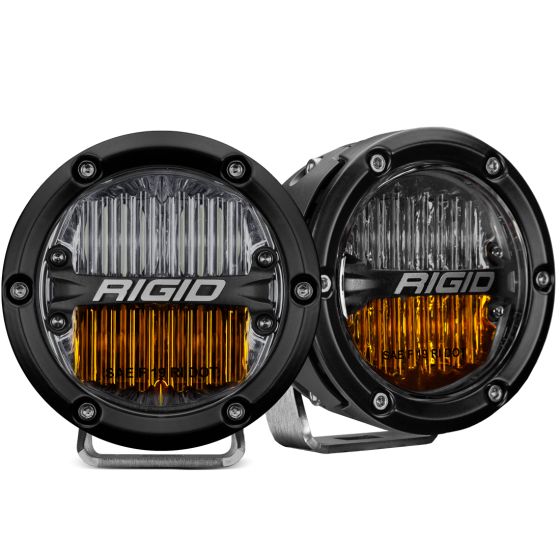 RIGID 360-Series SAE Fog Yellow/White Pair - 36122