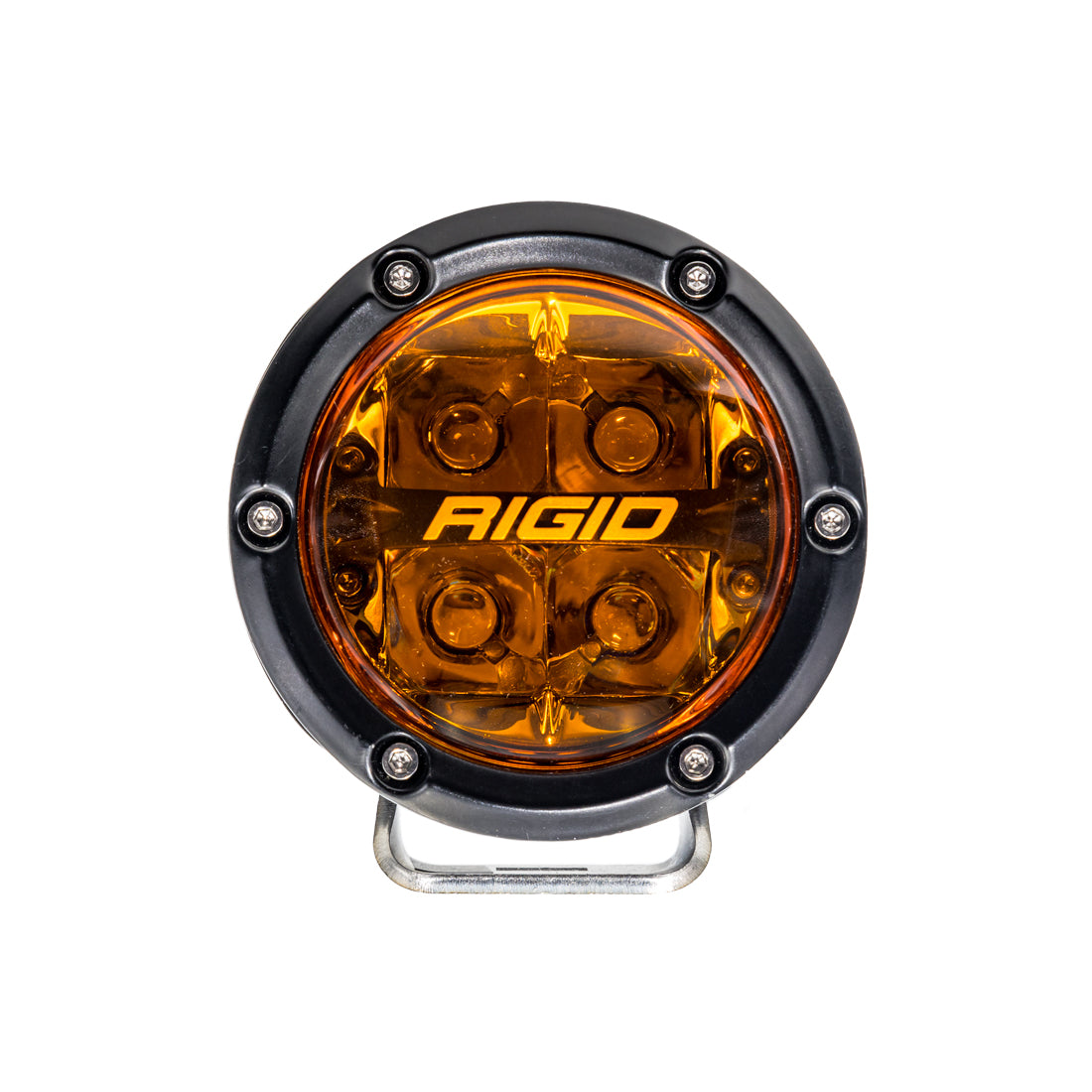 RIGID 360-Series 4 Inch Spot with Amber PRO Lens - Pair - 36123
