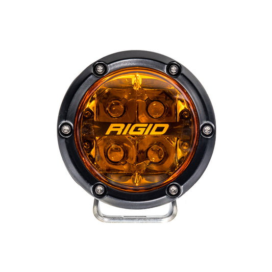 RIGID 360-Series 4 Inch Spot with Amber PRO Lens - Pair - 36123