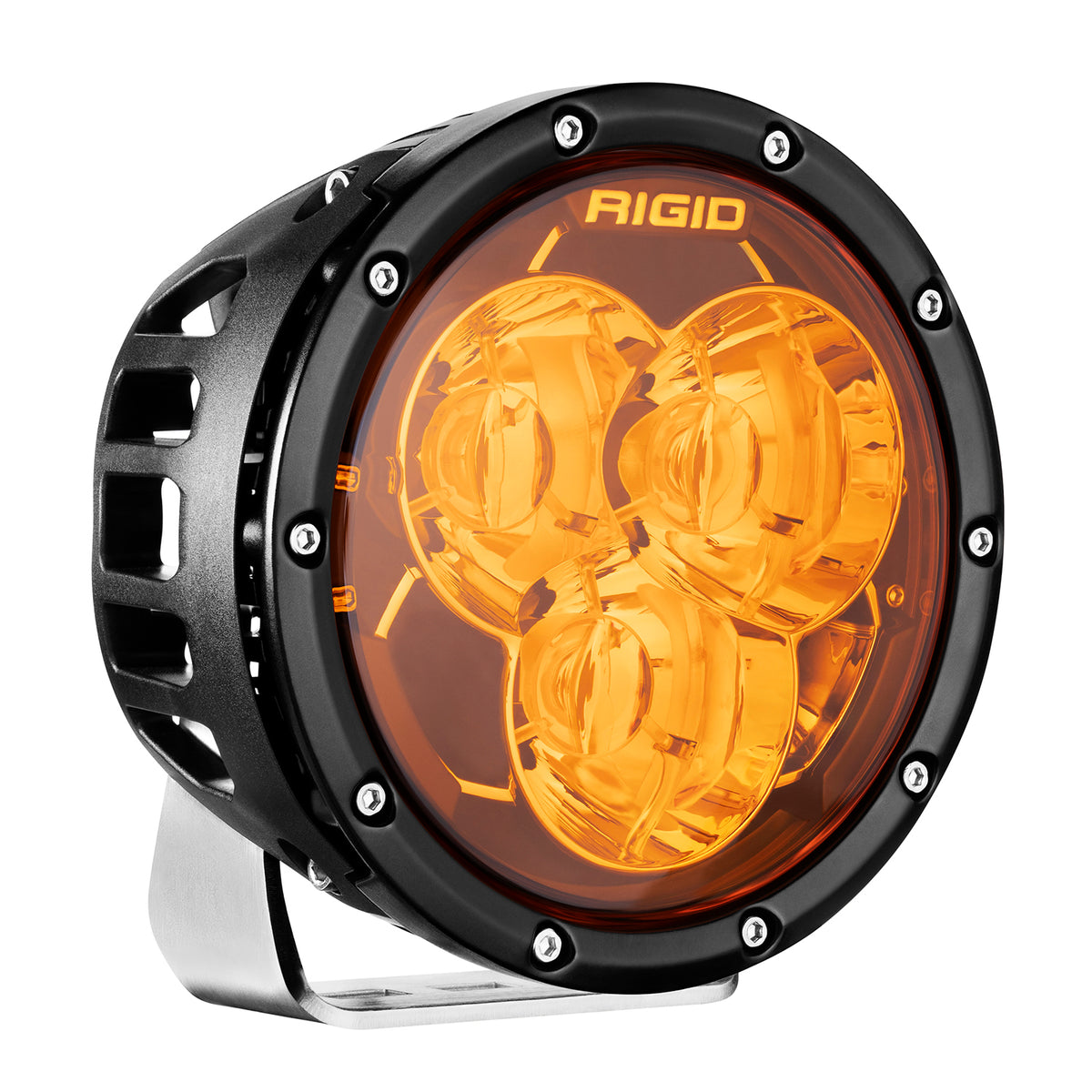 RIGID 6 Inch 360-Series Laser Amber PRO with Precision Spot Optics and Amber backlight - 36212